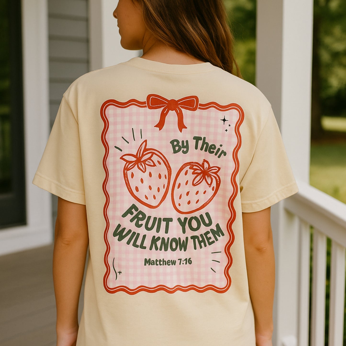 Fruit of the Spirit | Embroidered Oversized Shirt
