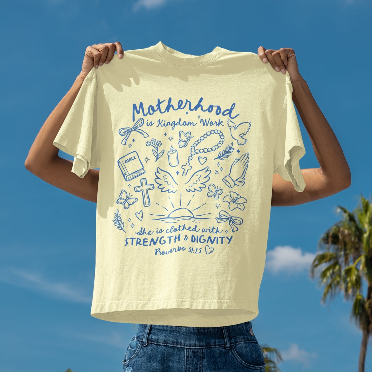Motherhood is Kingdom Work | Heavyweight Tee