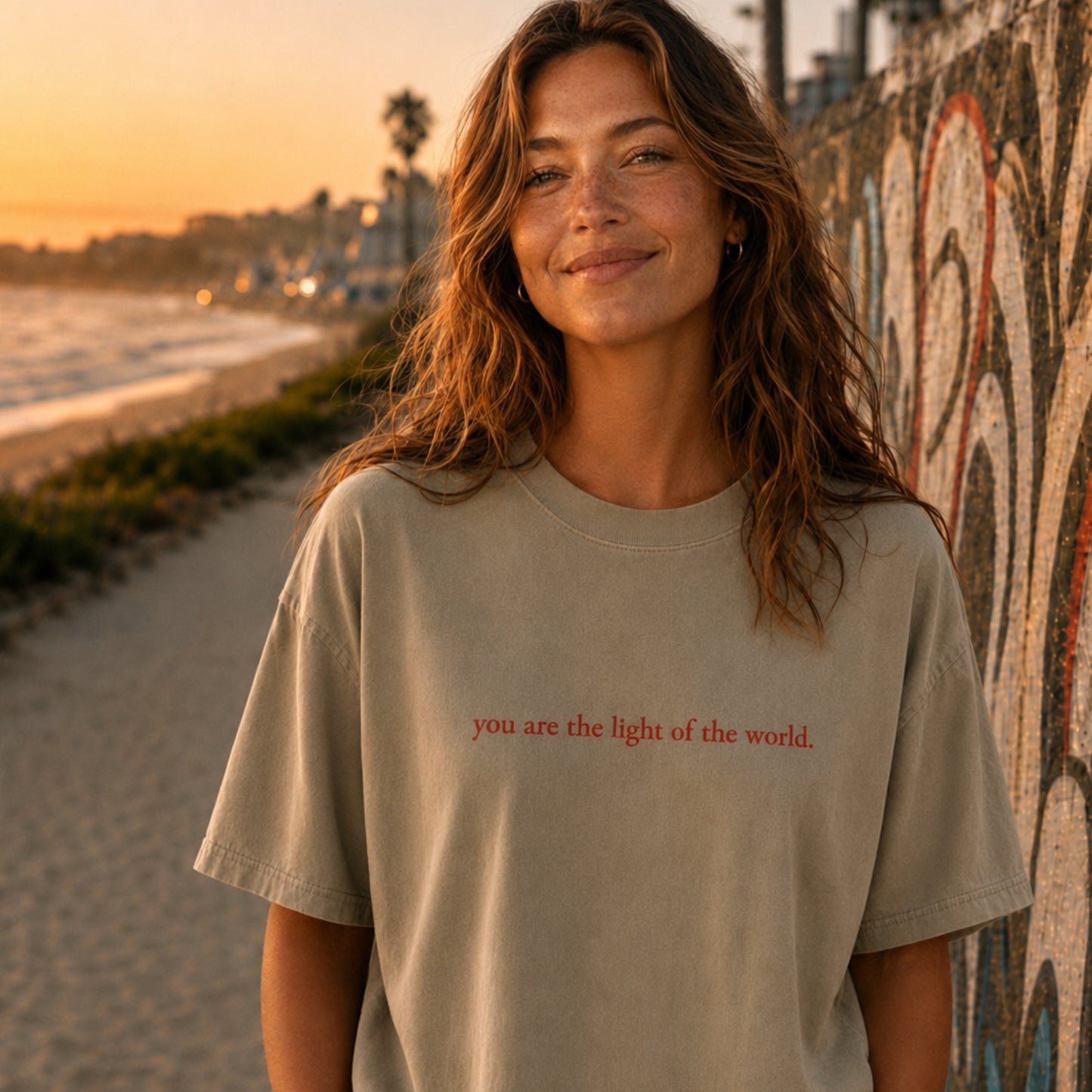 You Are The Light Of The World | Faded Tee