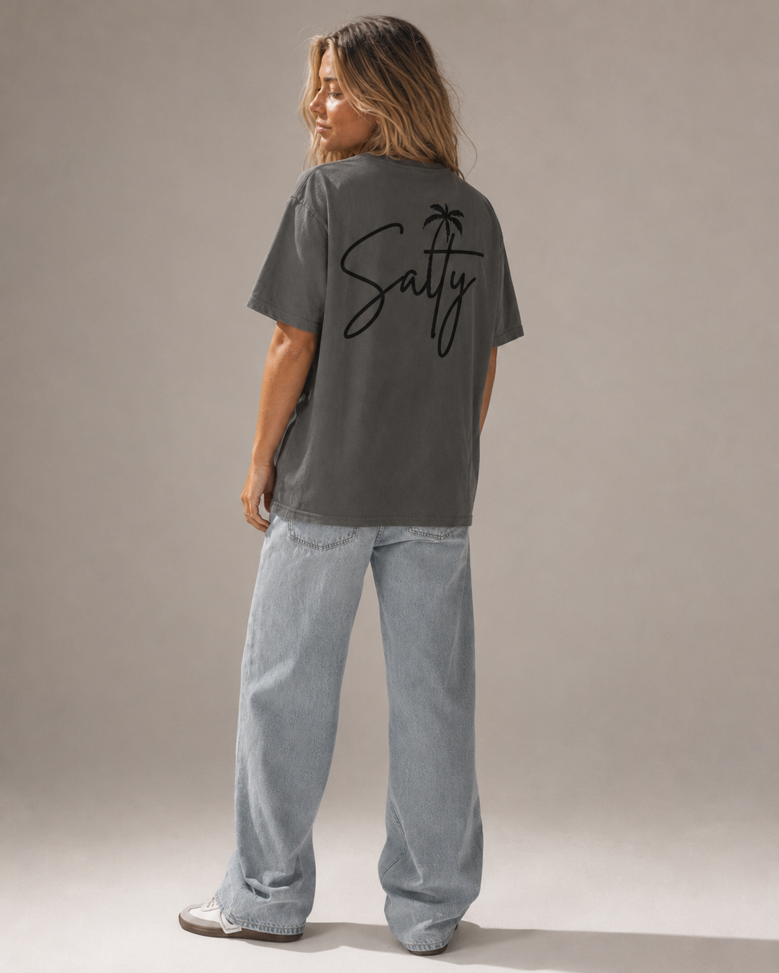 Salty Blk | Heavyweight Tee