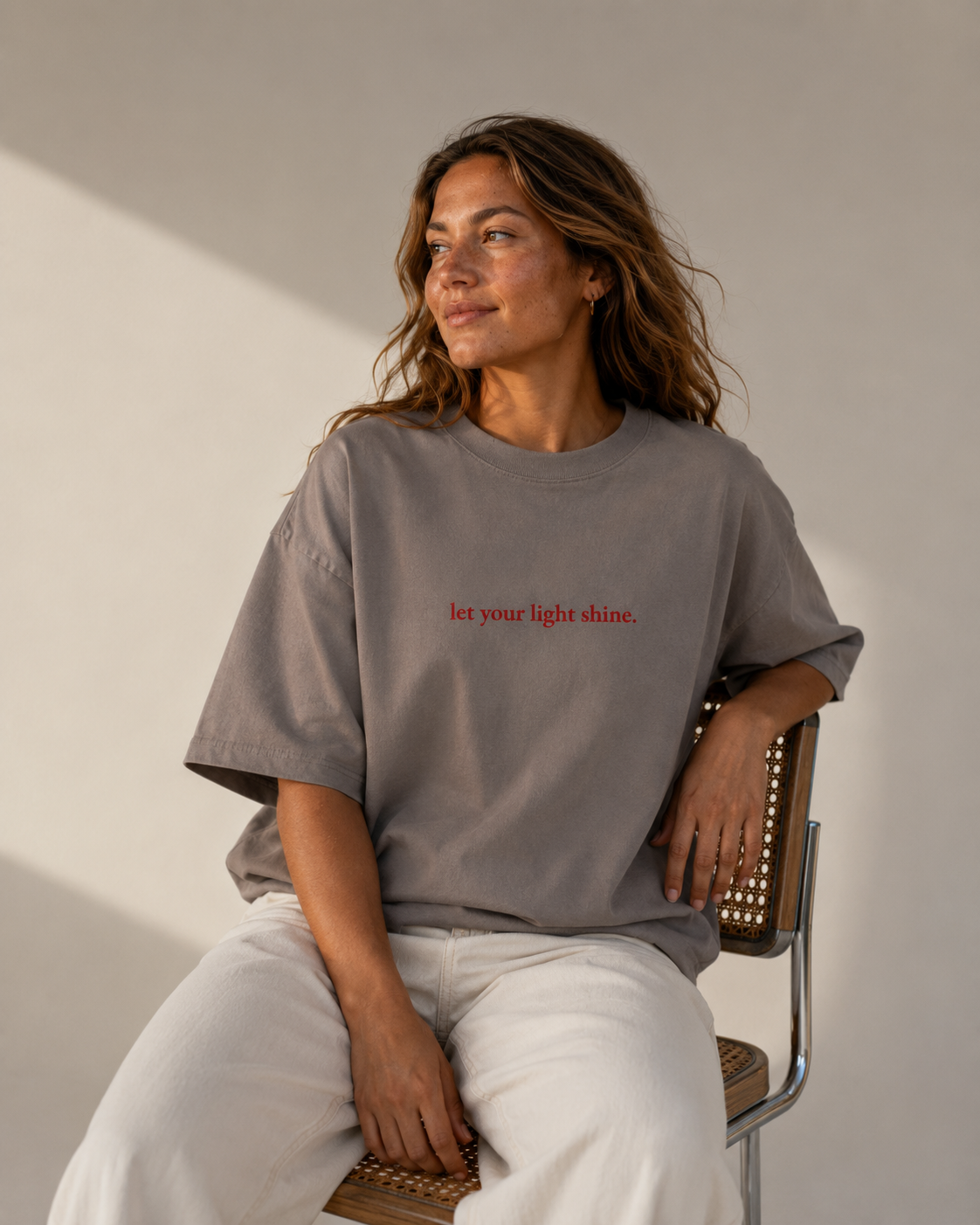 Let Your Light Shine | Faded Tee