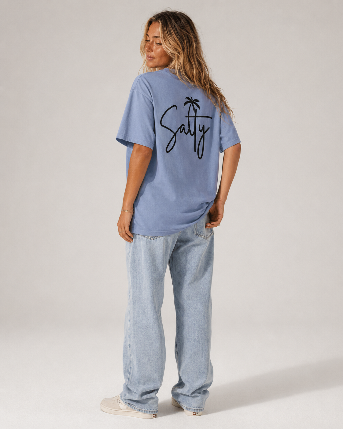 Salty Blk | Heavyweight Tee