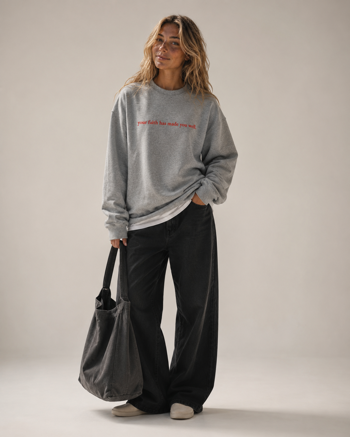 Your Faith Has Made You Well | Premium Crewneck