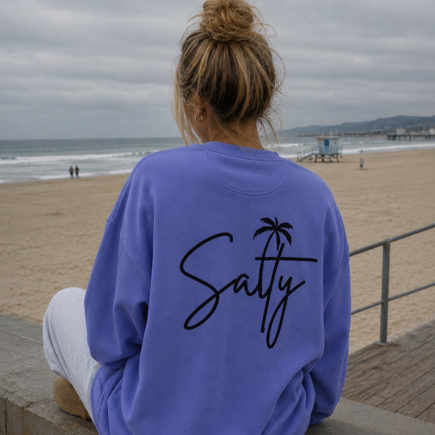 Salty | Garment-Dyed Crewneck
