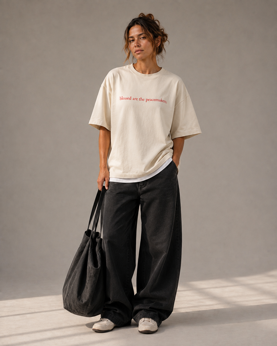 Blessed Are The Peacemakers | Faded Tee