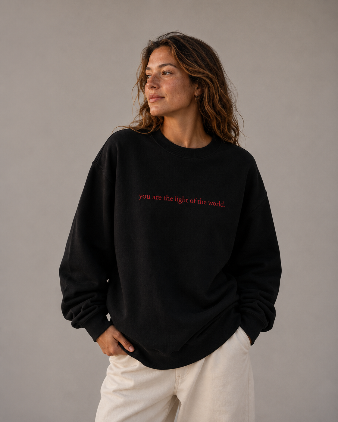 You Are the Light of the World | Premium Crewneck