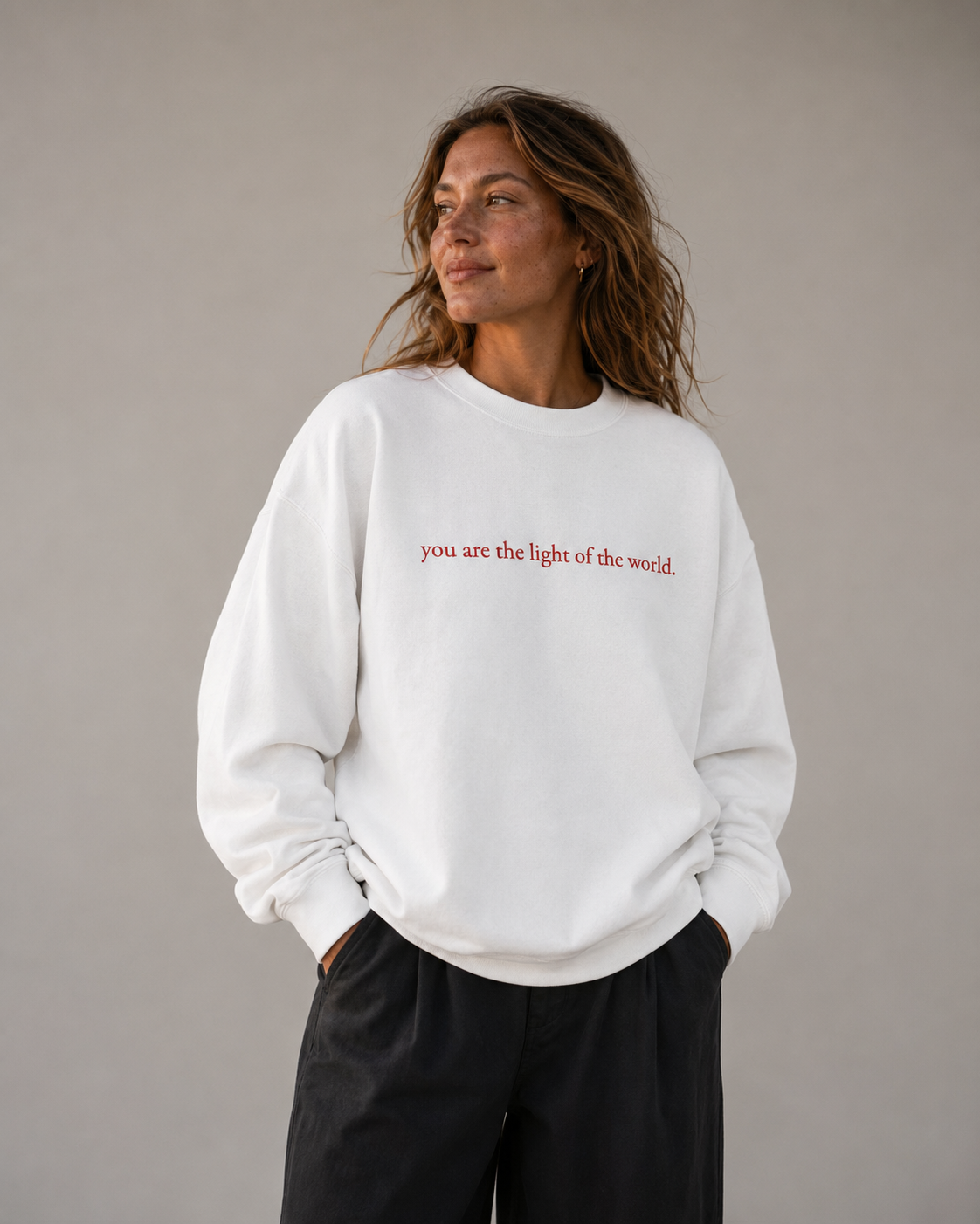 You Are the Light of the World | Premium Crewneck