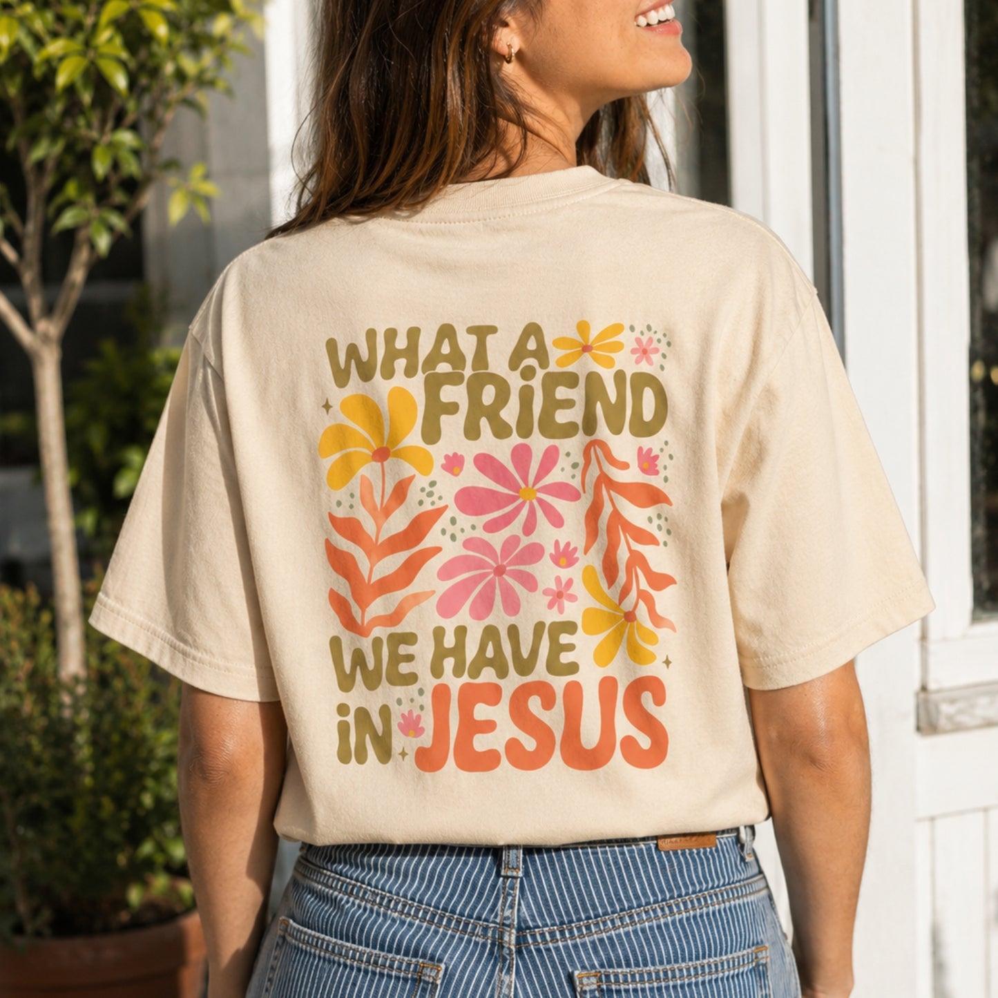 What A Friend We Have Pink | Heavyweight Tee