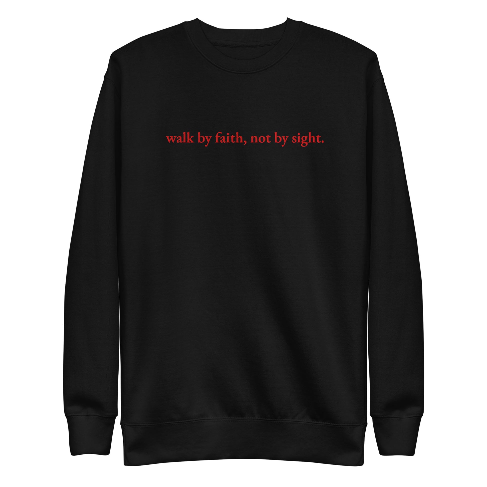 walk by faith oversized crewneck